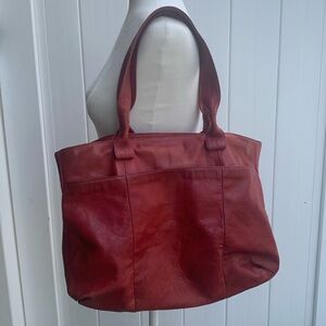 Sigrid Olsen Genuine Leather Red Bag